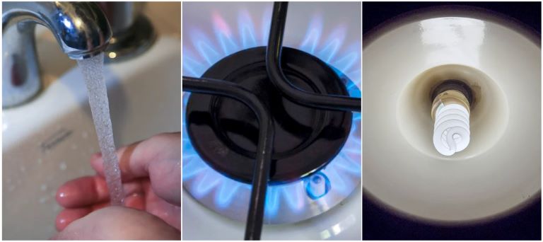 Por la recesión y el efecto tarifas se consume menos luz, gas y agua