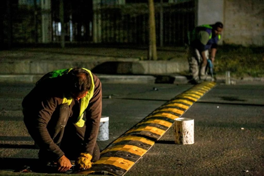 Santa Rosa: Avanzan las tareas de señalización vial