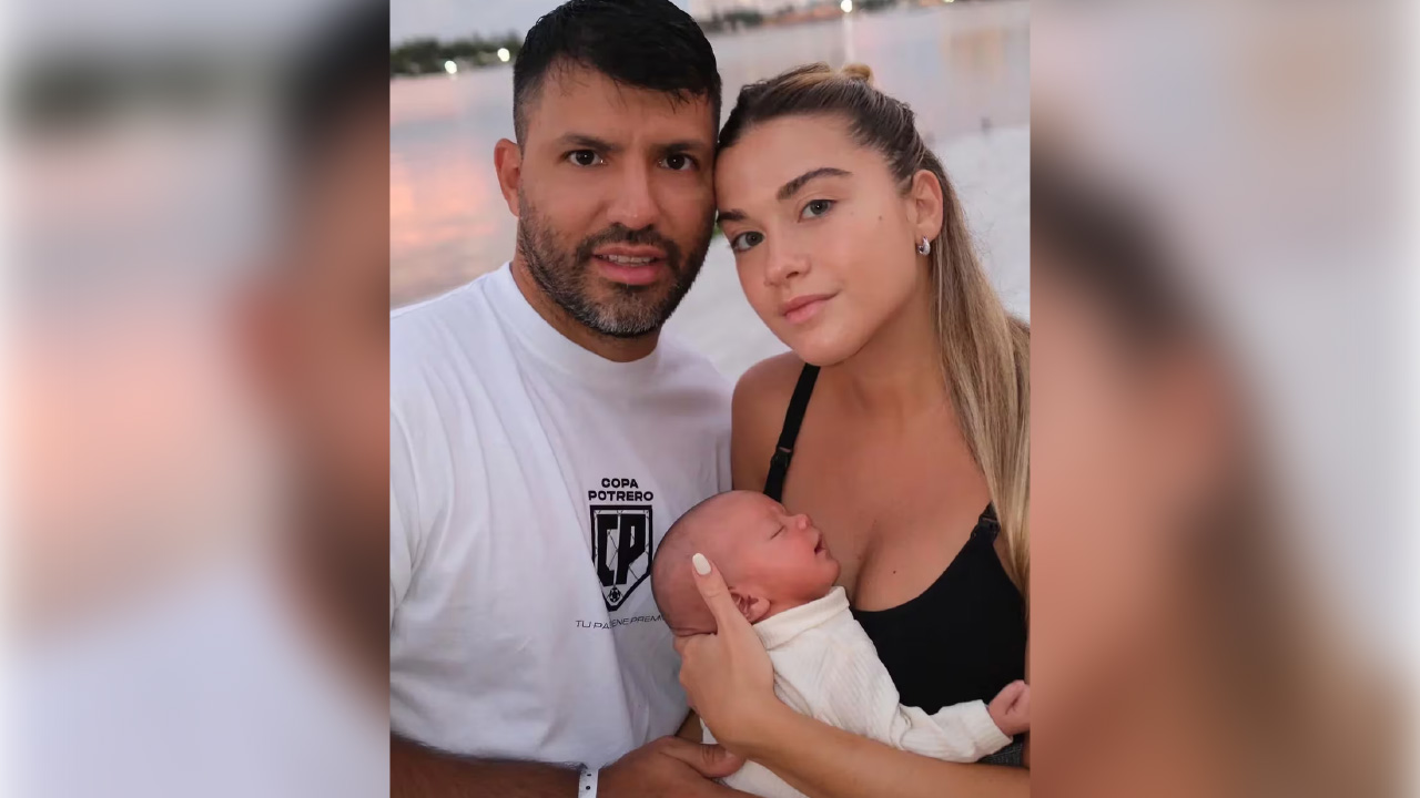 Los primeros días de Olivia, la hija del Kun Agüero, que ya cuenta con una seguridad muy especial