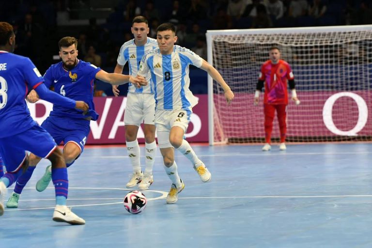 Futsal: Argentina le ganó 3-2 a Francia en el Mundial y se viene el clásico sudamericano ante Brasil en la final