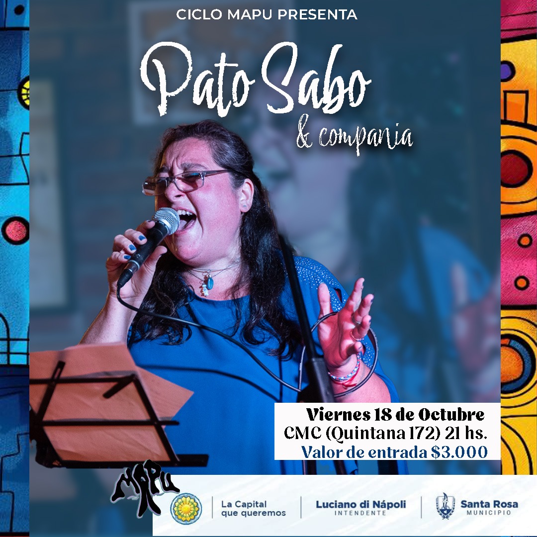 Patricia Sabo se presenta este viernes