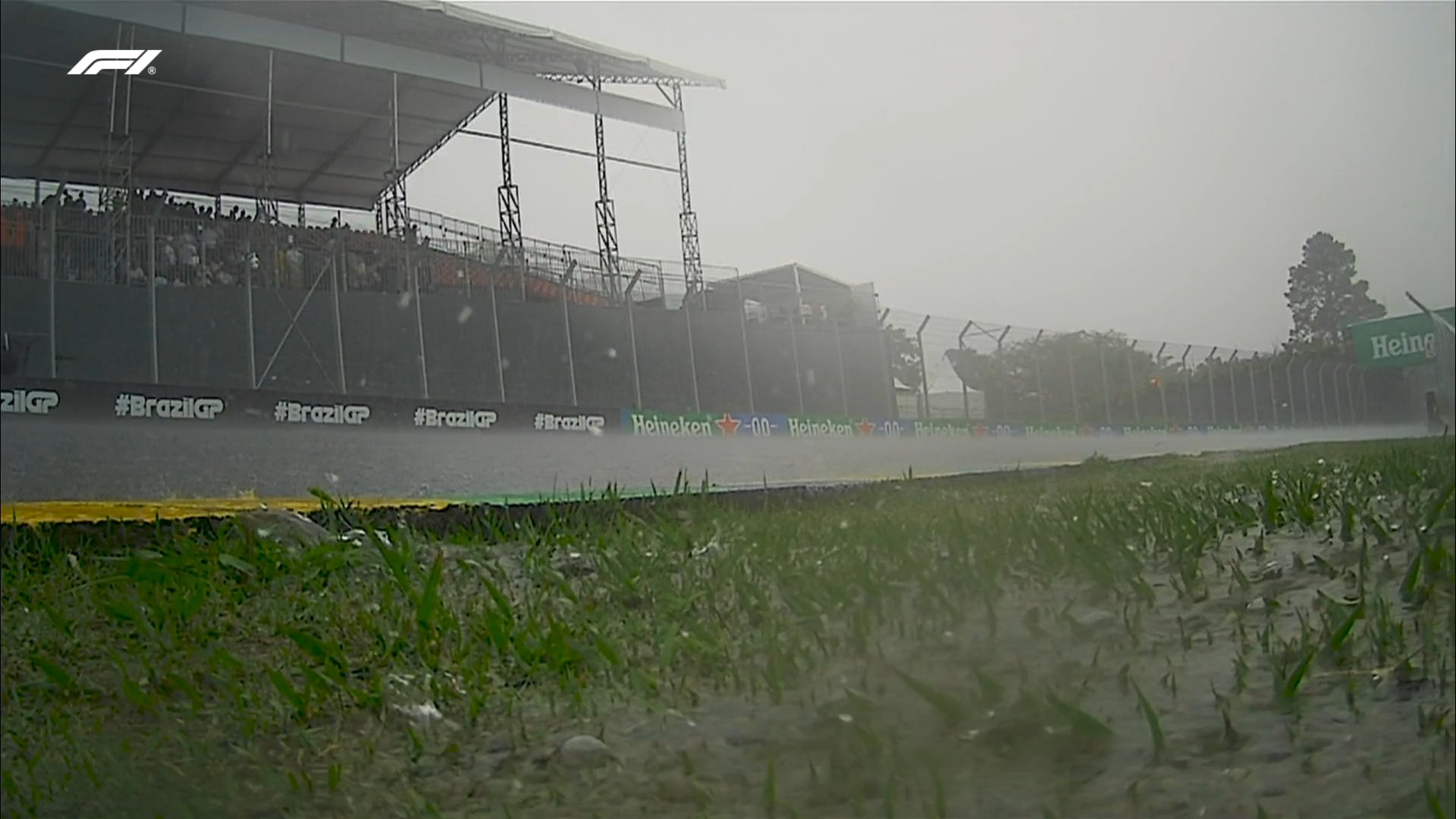 Automovilismo: La lluvia torrencial que azotó en San Pablo obligó a cancelar la clasificación para el Gran Premio de Brasil