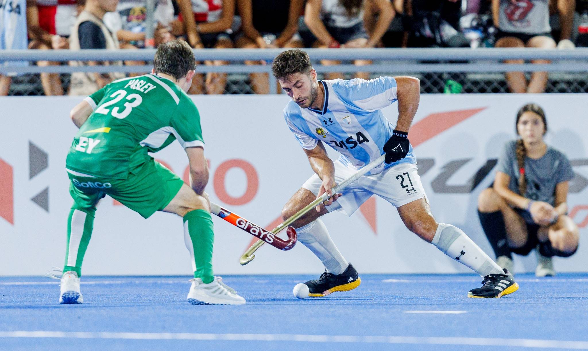 Hockey: Los Leones le ganaron a Irlanda en el último segundo