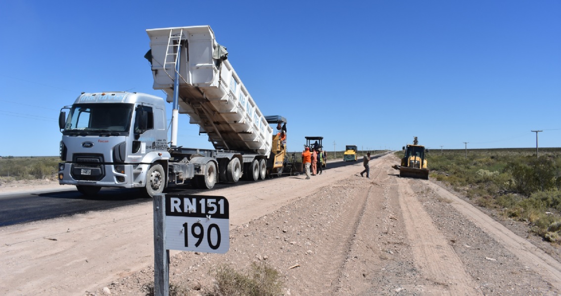 Precaución por operarios viales sobre rutas nacionales