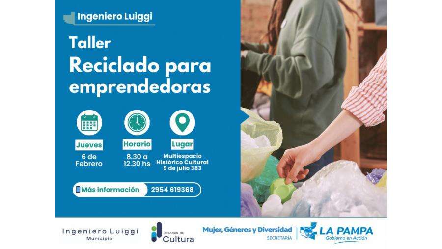 Ingeniero Luiggi: Brindarán un taller de reciclado orientado a la iniciativa emprendedora