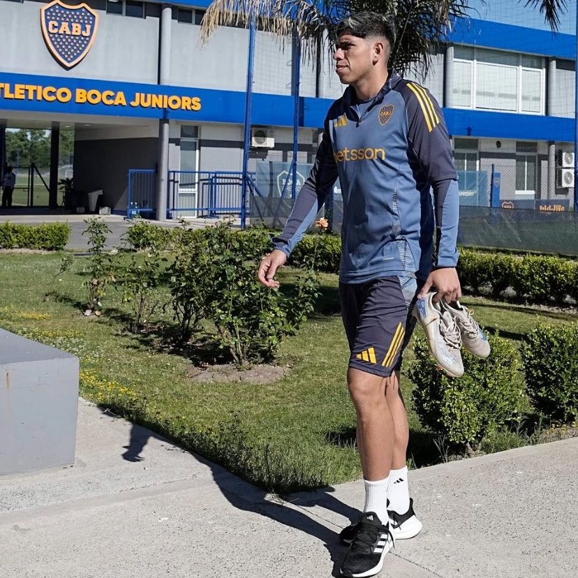 Fútbol: Palacios encendió las alarmas en su segundo entrenamiento en Boca