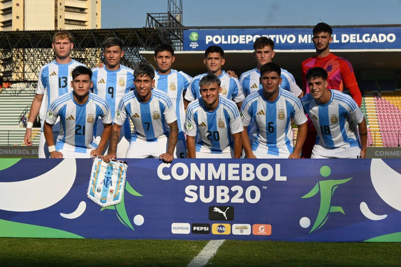 Sudamericano Sub20: Argentina le ganó sobre el final a Bolivia y está a un paso del hexagonal final