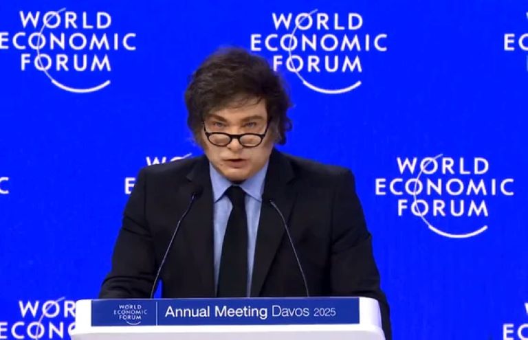 Milei en Davos: “Hay que eliminar el virus de la ideología woke”