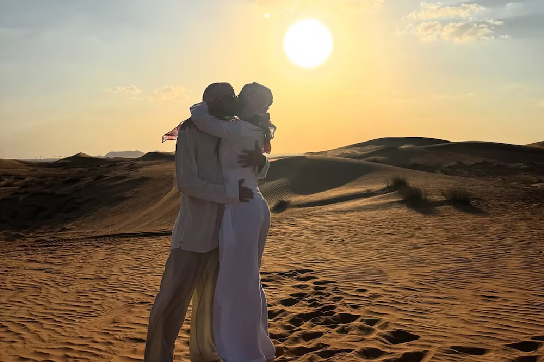 Los últimos días de Cami Homs y José Sosa en Dubai: amor al atardecer en el corazón del desierto