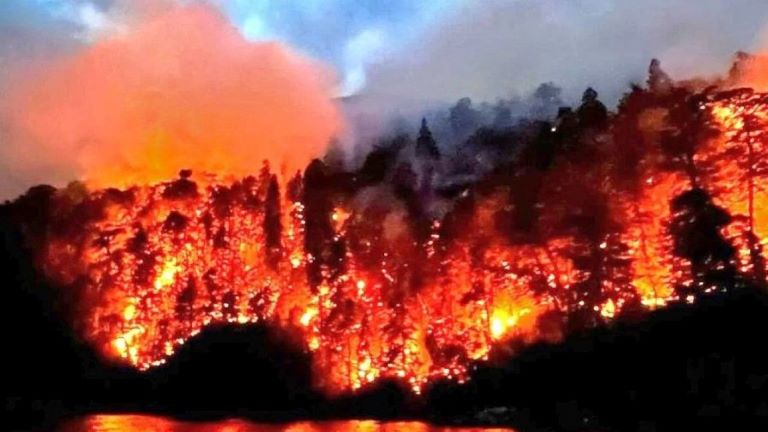 Río Negro: El incendio en el Parque Nacional Nahuel Huapi continúa activo y ya son más de 40 días de fuego