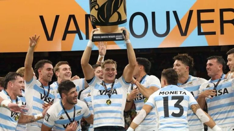 Rugby: Los Pumas 7’s hicieron historia en Vancouver y lograron el tetracampeonato