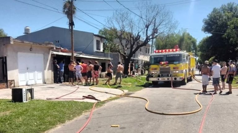 Buenos Aires: Tragedia en Campana, cuatro nenes murieron por el incendio de una casa