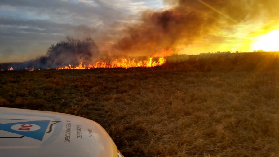 La Pampa: Dieron inicio a la temporada de quemas prescritas