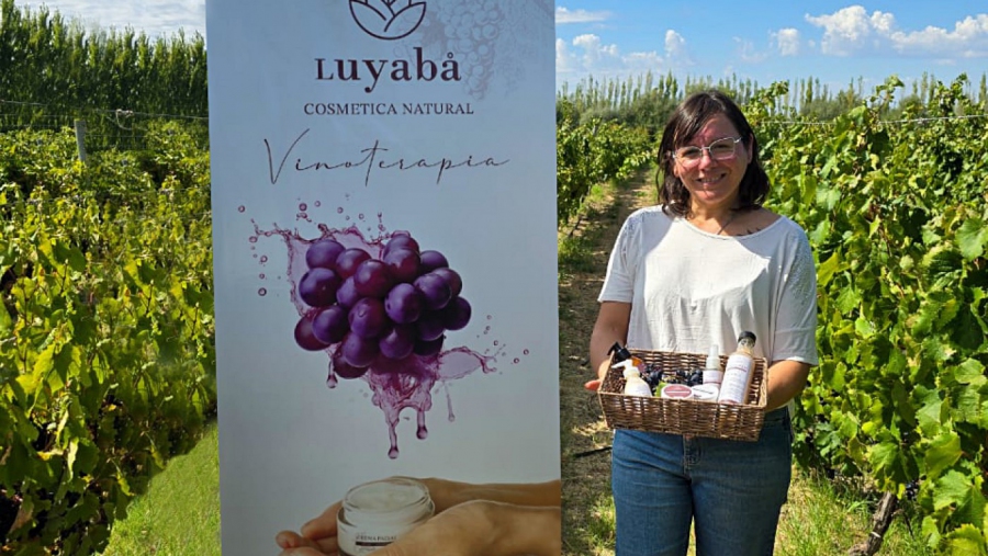 Empresa pampeana producirá cosméticos con uvas de Casa de Piedra