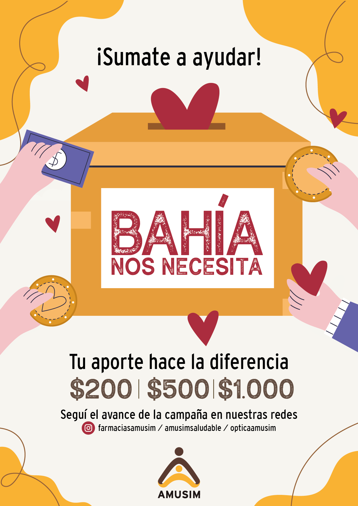 AMUSIM lanzó la campaña “Bahía nos Necesita”