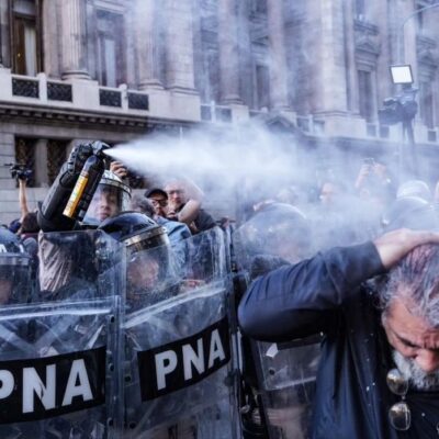 Preocupación internacional por la represión en Argentina