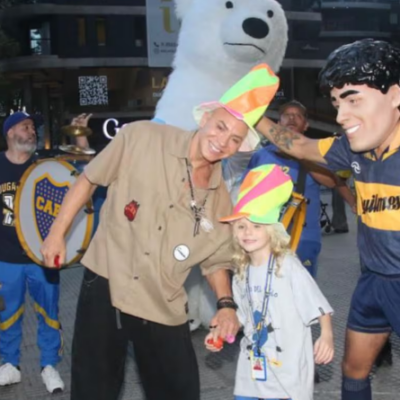 Dionisio, el hijo de Flavio Mendoza, festejó su cumpleaños en la Bombonera: las fotos