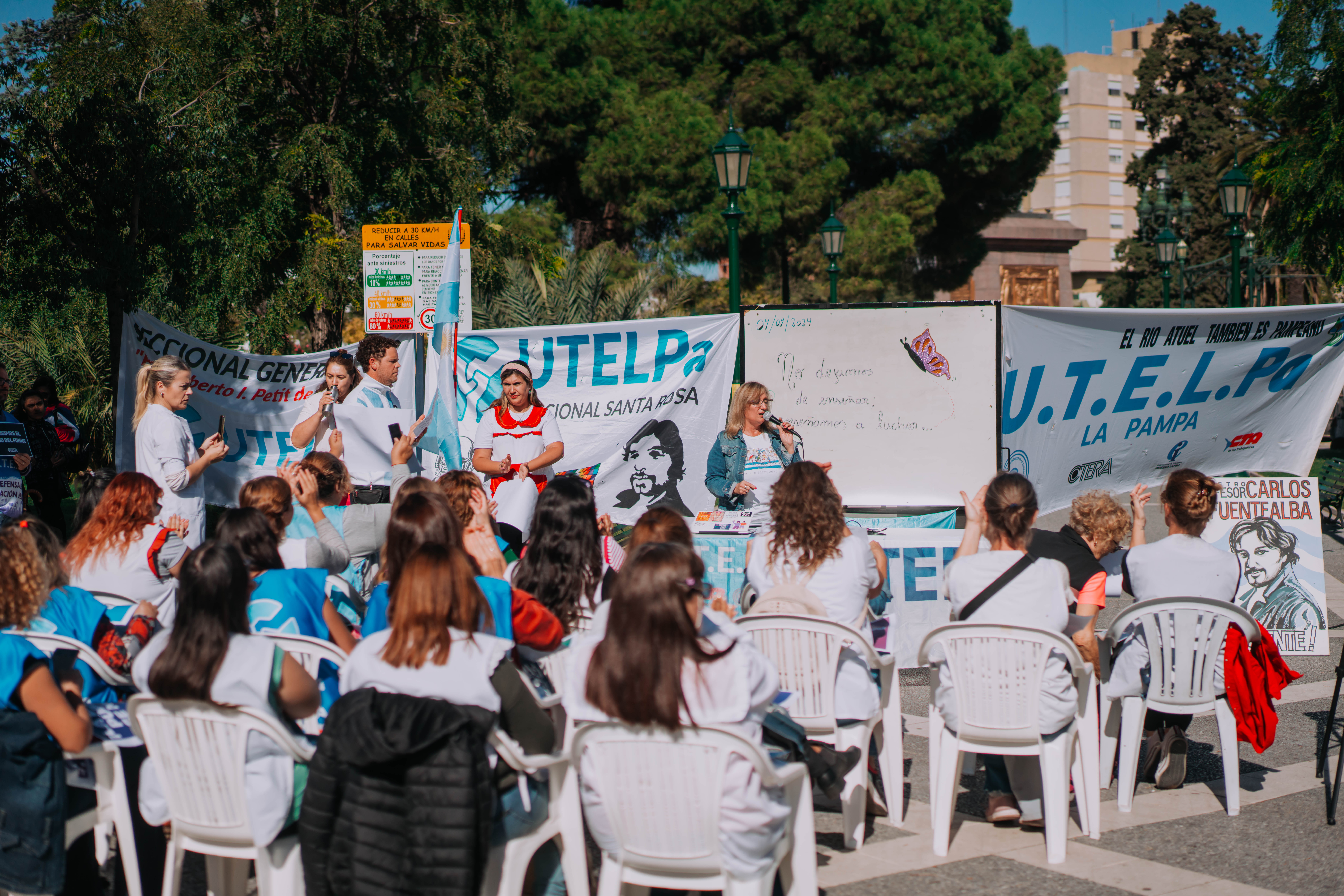 UTELPa repudia la violencia y exige respeto y resguardo para las y los docentes
