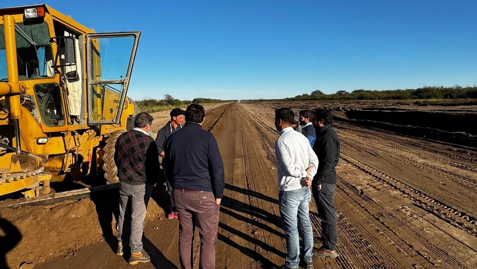 Avanzan los trabajos finales para recuperar la Ruta Provincial 30 en Cuchillo Có