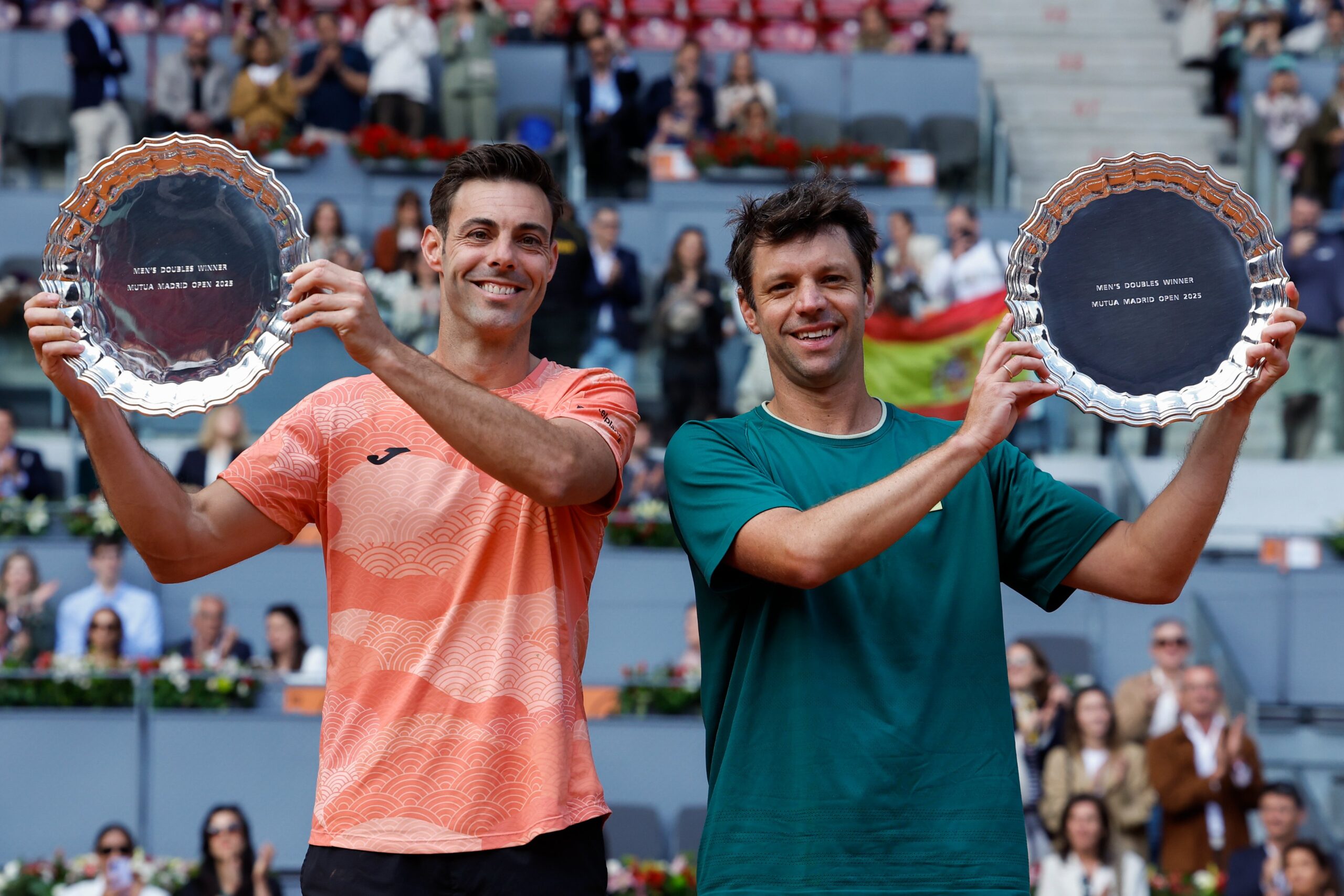 Tenis: Zeballos campeón del dobles en el Masters 1000 de Madrid
