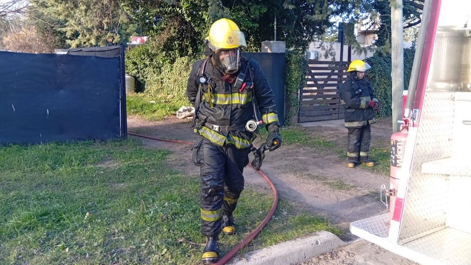 Importante incendio en una vivienda de General Pico