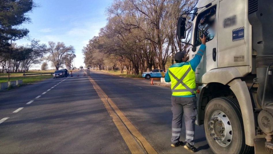 Catriló: dos camioneros fueron detectados manejando alcoholizados en ruta 5