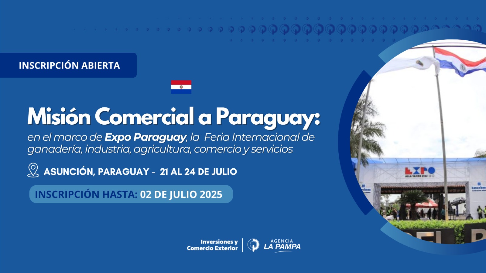 Convocan a empresas pampeanas a participar de una Misión Comercial a Paraguay