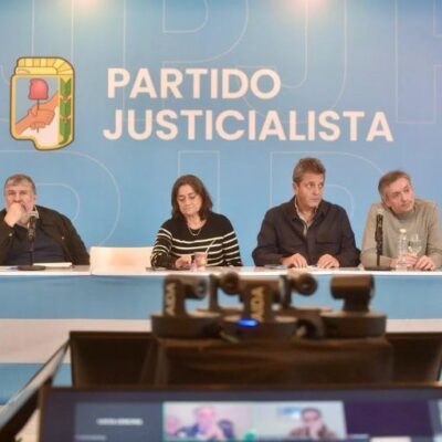 Con presencia de Massa, Grabois y Máximo, el PJ delineó su estrategia tras el fallo contra Cristina Kirchner