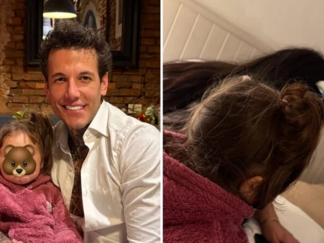 Las fotos de Alex Caniggia con su hija y una misteriosa mujer que despertaron rumores de romance