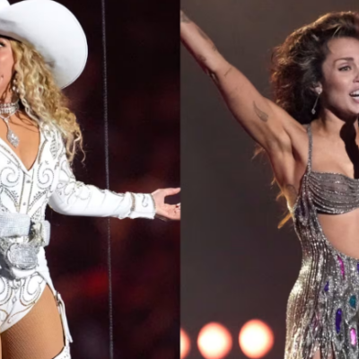 El encuentro de Beyoncé con Miley Cyrus sobre el escenario en París que sorprendió a los fans