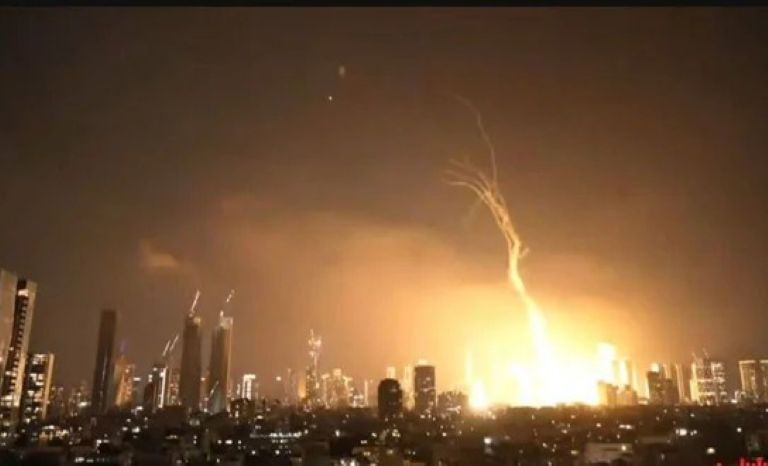 Tensión en Medio Oriente: Irán bombardeó la región metropolitana de Tel Aviv