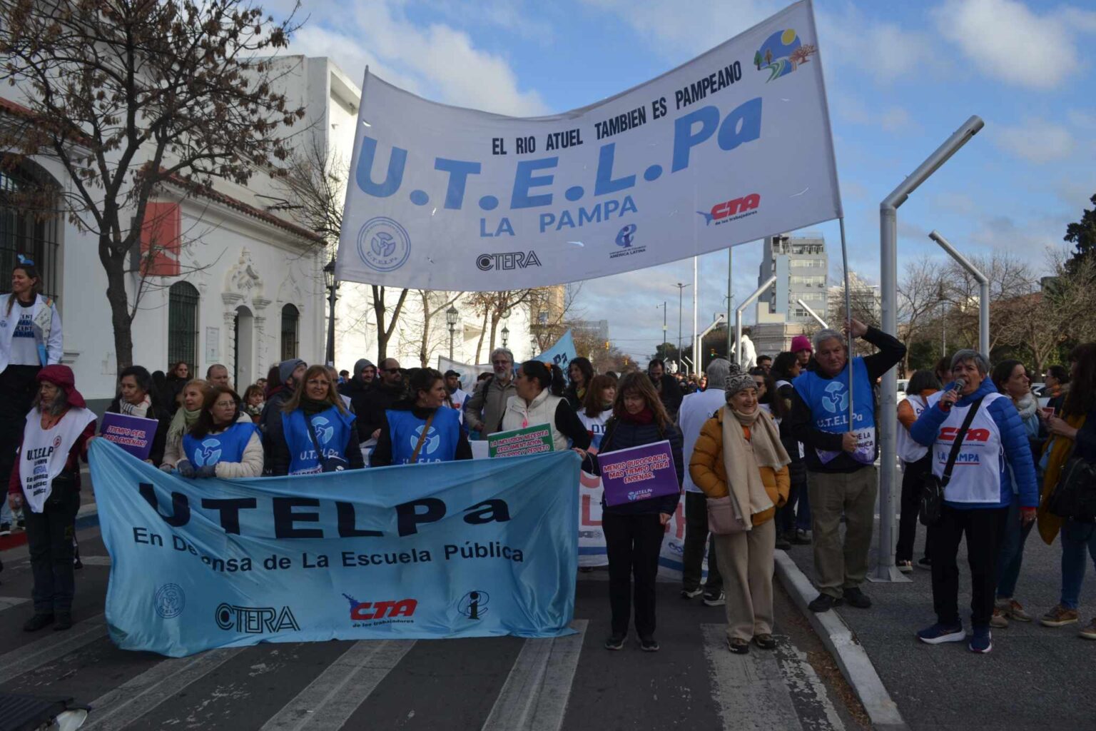La Pampa: altísimo acatamiento al paro docente