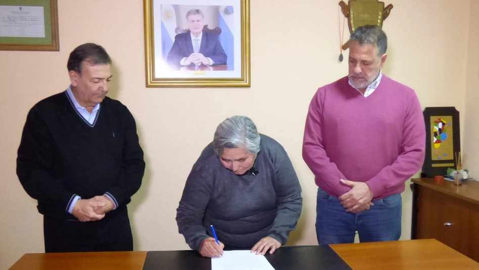 María Coria asumió la presidencia de la Comisión de Fomento de Limay Mahuida tras la muerte de Marcelo Gutiérrez