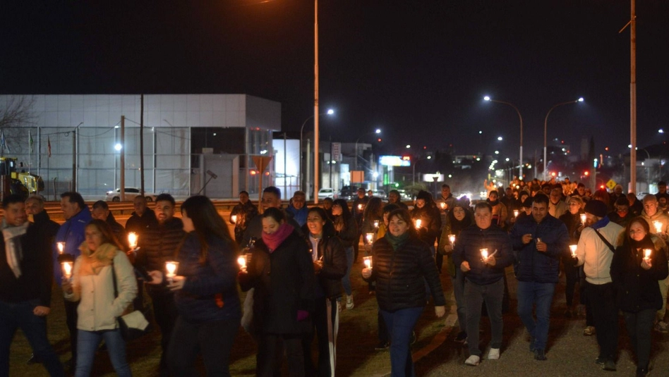 Multitudinaria marcha en Santa Rosa por un nuevo aniversario del fallecimiento de Evita