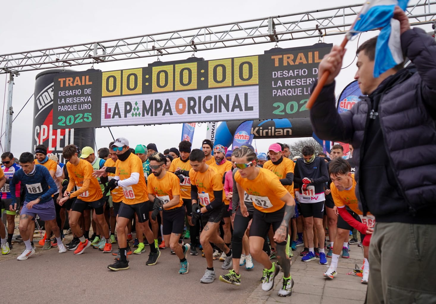 Más de 400 corredores participaron del Trail en la Reserva Provincial Parque Luro