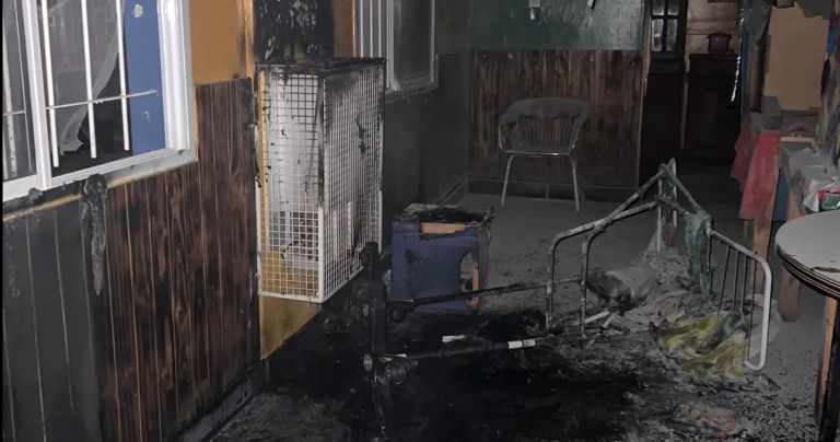 Santa Rosa: se incendió un geriátrico y tuvieron que rescatar a 13 abuelos