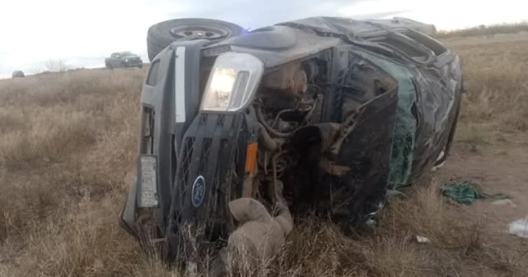 Murió en un vuelco el jefe comunal de Limay Mahuida