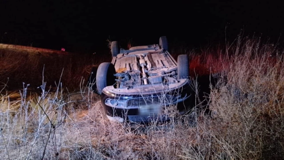 Vuelco en la ruta 7 cerca de Anguil deja tres bonaerenses hospitalizados