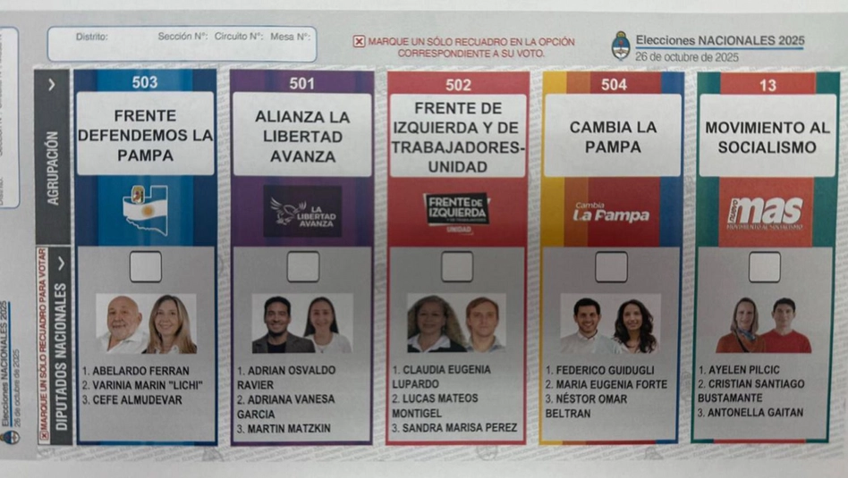 Adiós al cuarto oscuro: La Pampa votará con biombos y Boleta Única de Papel