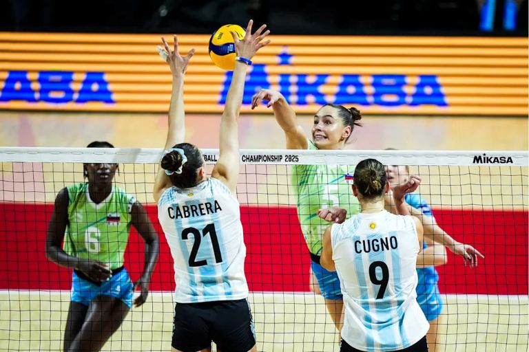 Voleibol: Las Panteras quedaron eliminadas del Mundial tras caer con Eslovenia