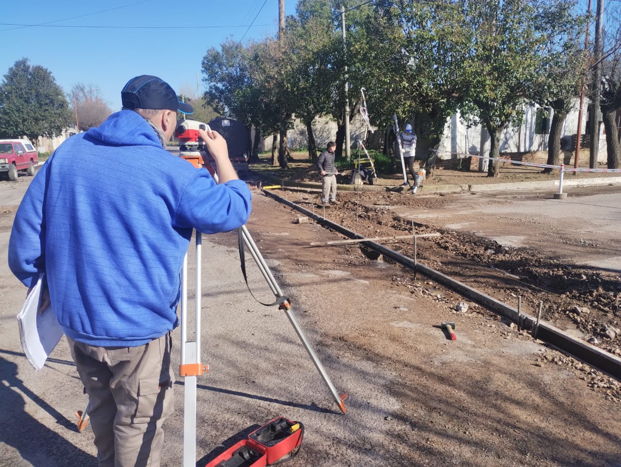 Ingeniero Luggi: reconstruyeron badenes en distintos sectores de la localidad