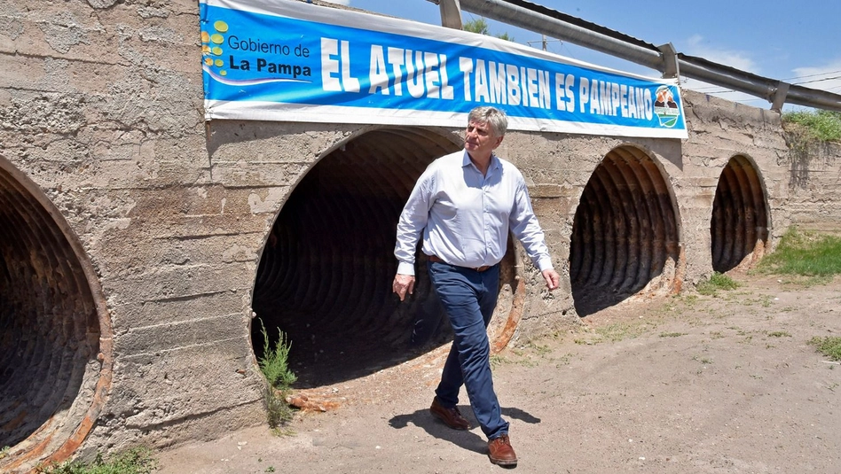 Ziliotto encabezará hoy el acto por los derechos pampeanos sobre el río Atuel en El Cañaveral de Zabala