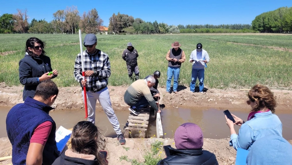 25 de Mayo: jornada sobre aforo y estimación de lámina de riego