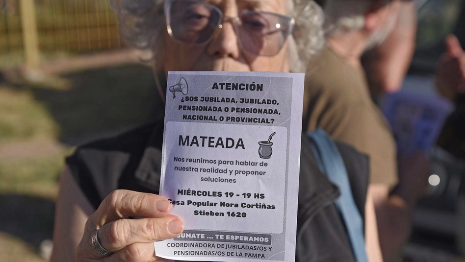 Jubilados pampeanos salen a los barrios para visibilizar su reclamo