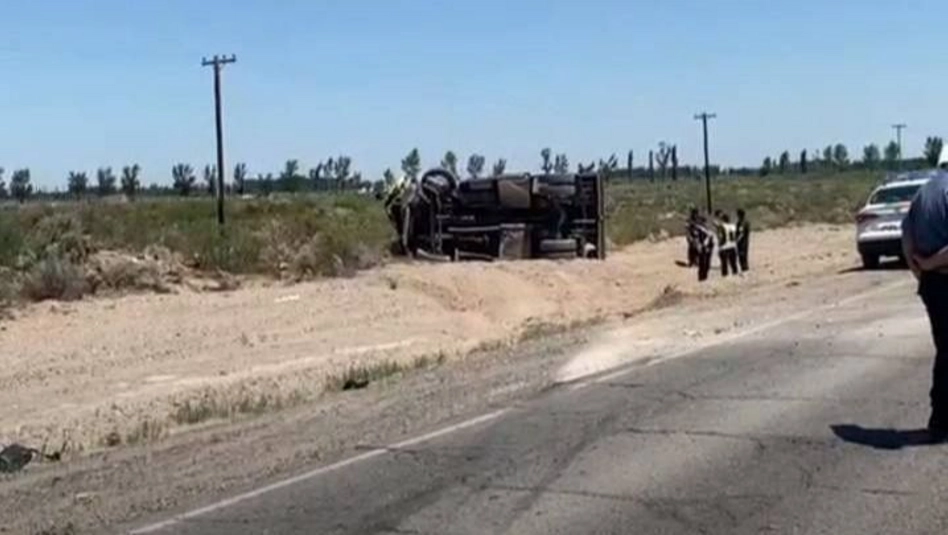 Colonia Catriel: a horas de la protesta por la Ruta 151, un triple choque dejó heridos leves