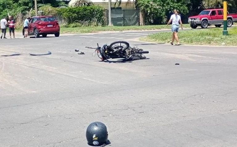 General Pico: murió un joven motociclista tras un choque en la Ruta 1
