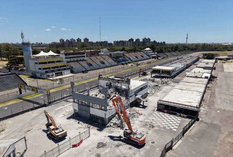 Empezaron las obras para modernizar el Gálvez para el regreso del MotoGP y la Fórmula 1
