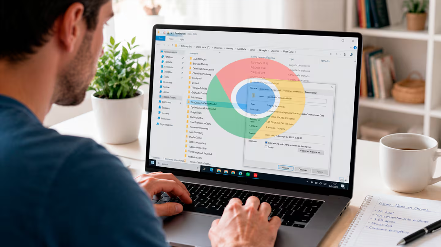 Denunciaron que Chrome descarga una IA de 4GB de las computadoras sin consentimiento de los usuarios
