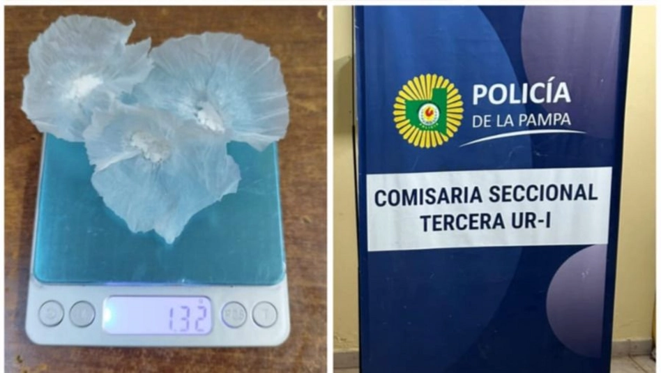 Santa Rosa: lo detuvieron tras una pelea y descubrieron que llevaba un arma y cocaína
